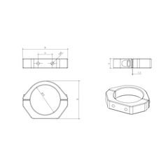 Subsea Accessory Mounting Bracket (BS-SCC-LEDMB-BLK-25A1) — product image 11