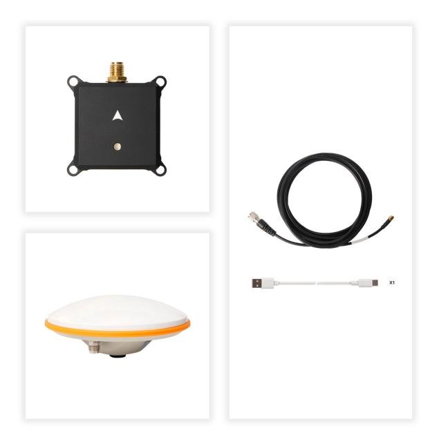 H-RTK NEO-F9P w/Base Station Antenna UART — product image 1