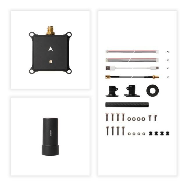 H-RTK NEO-F9P w/Helical Antenna DroneCAN — product image 1